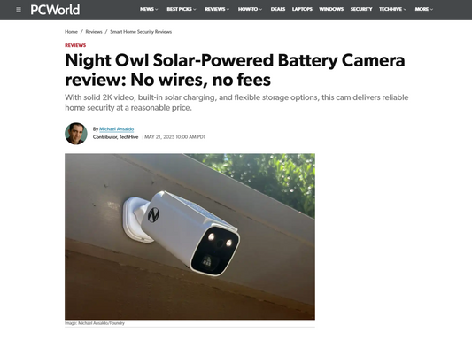 Night Owl Solar-Powered Battery Camera Review: No wires, no fees