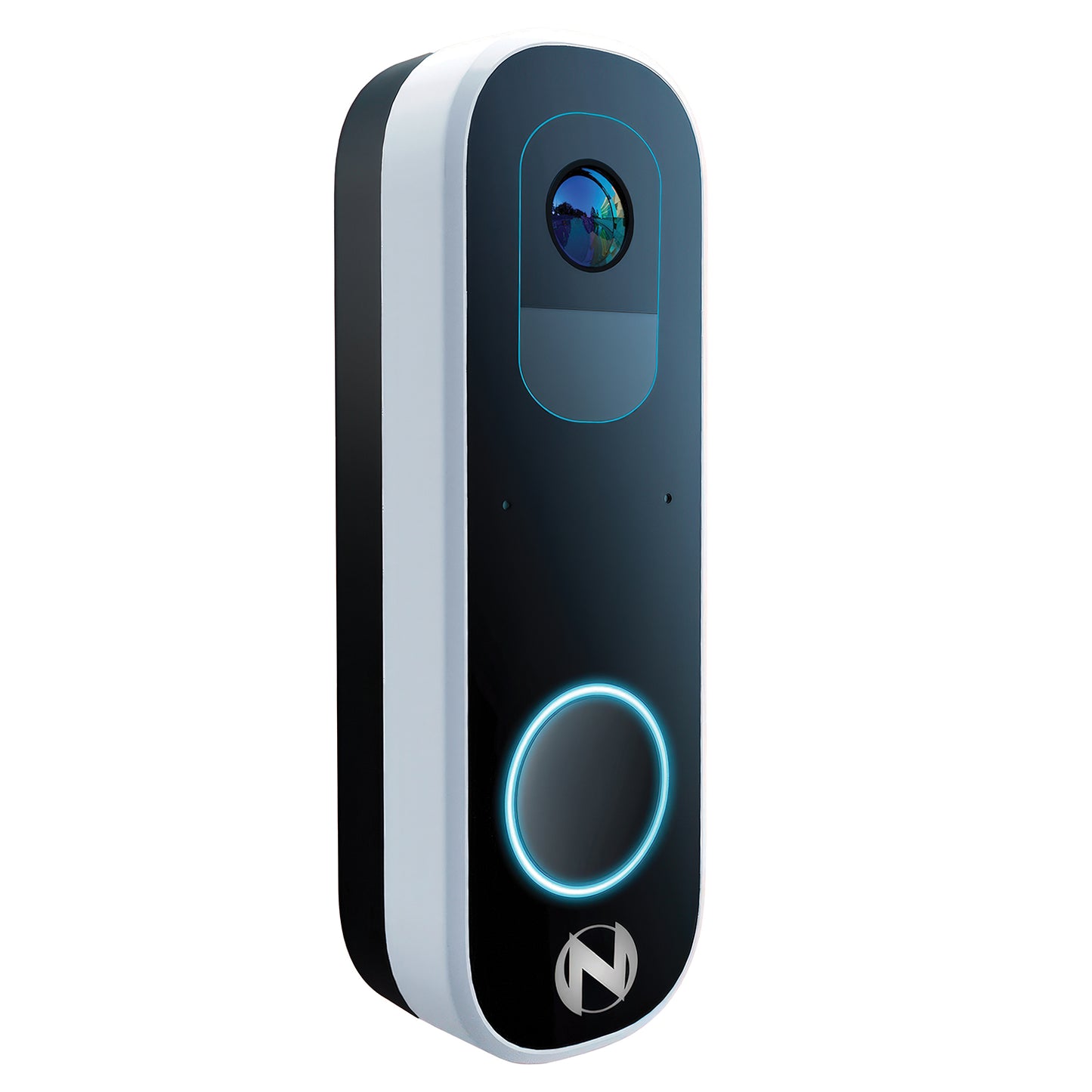 2K Battery Wi-Fi Smart Dual-Powered Video Doorbell - Black