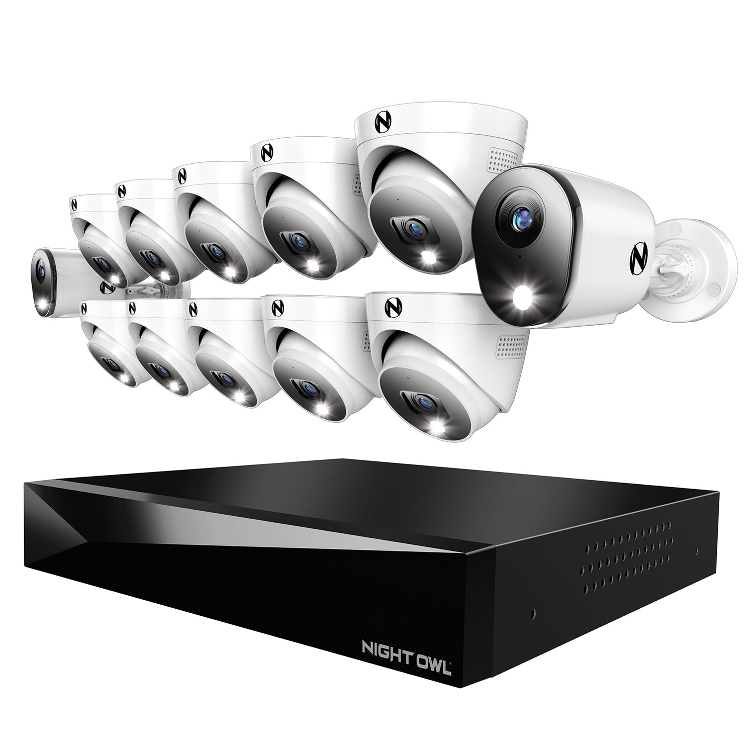 2-Way Audio 20 Channel DVR Security System with 2TB Hard Drive and