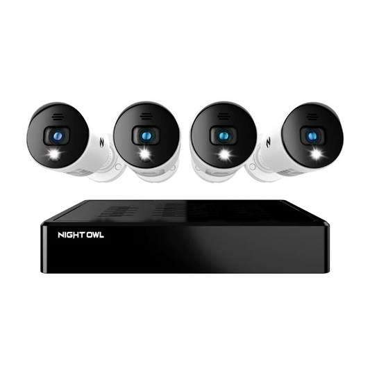 8 channel 4 camera security system