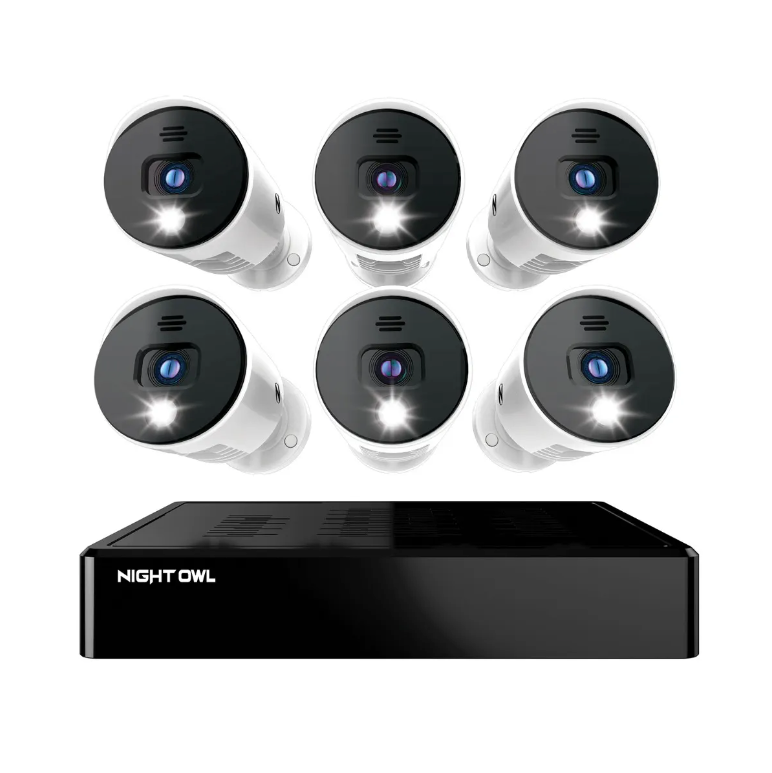 dvr security system with audio