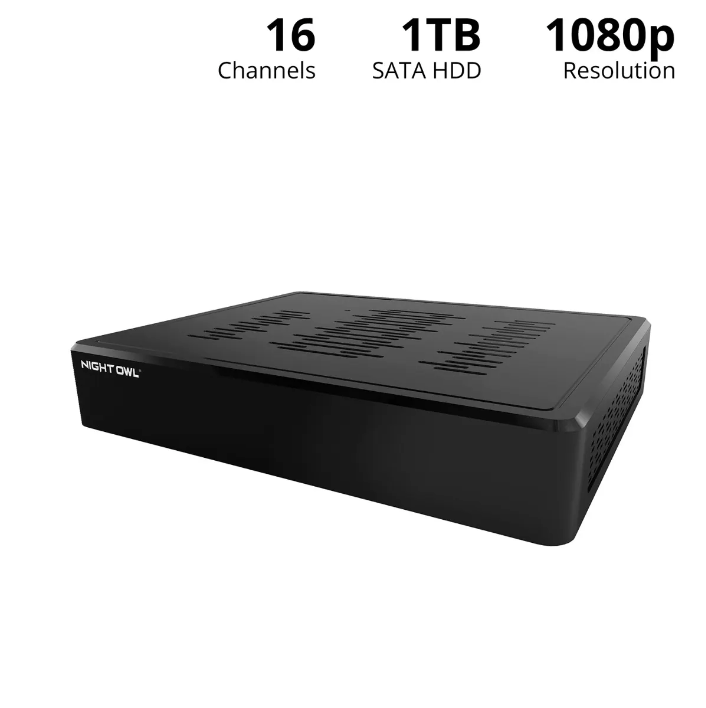 16 Channel 1080p Bluetooth DVR with 1TB Hard Drive - Add up to 20 Total Devices