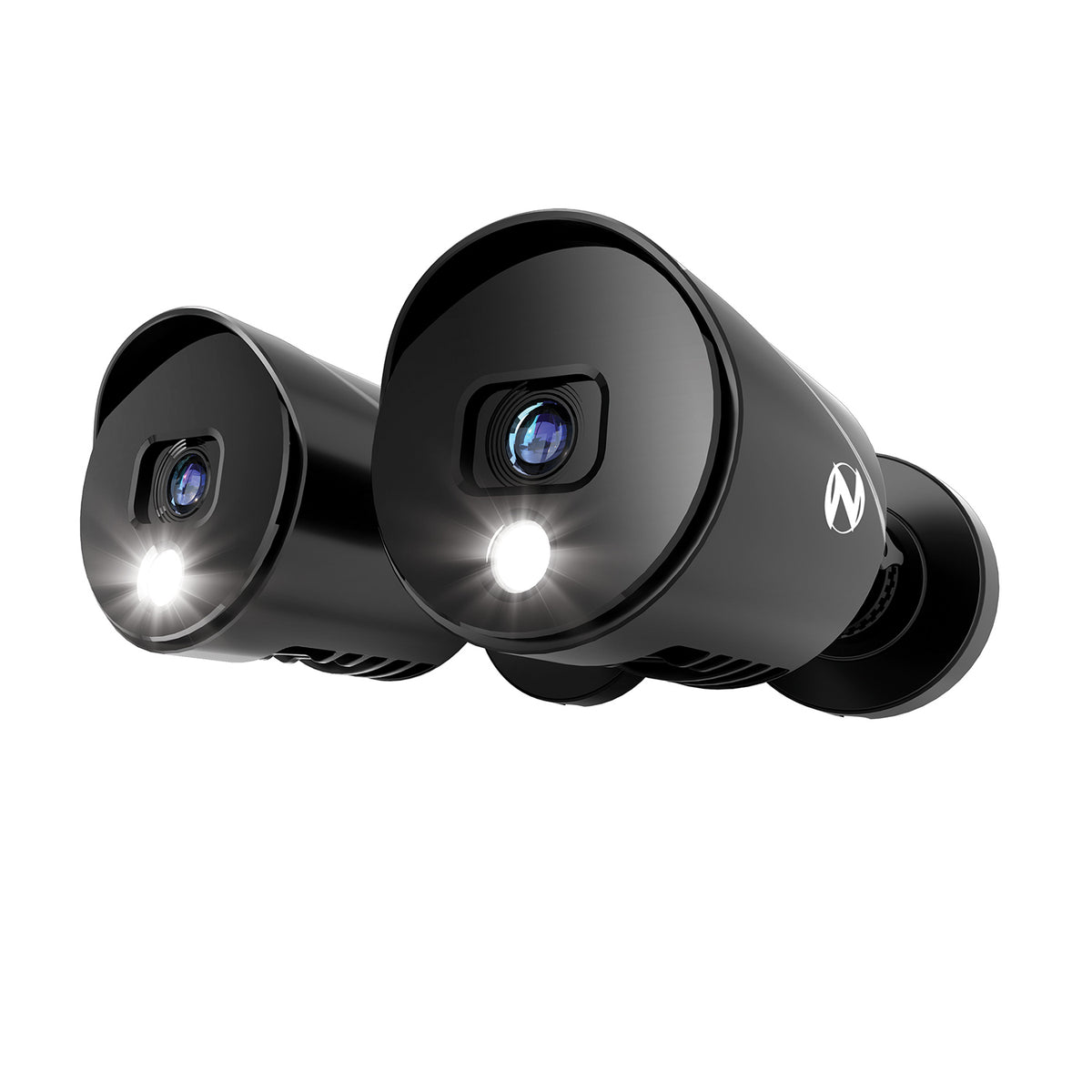 Refurbished Add On Wired 1080p Deterrence Cameras - 2 Pack - Black ...