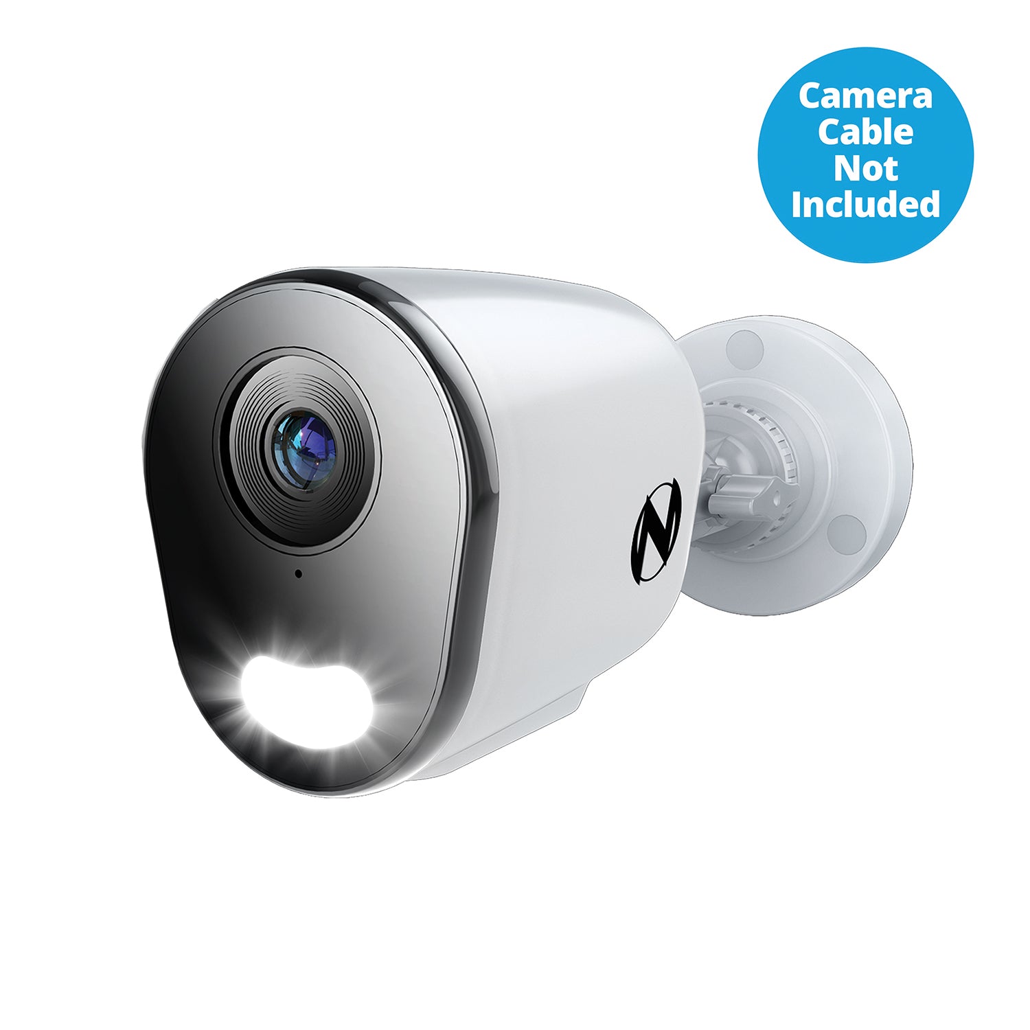 spotlight security camera with cable not included sign