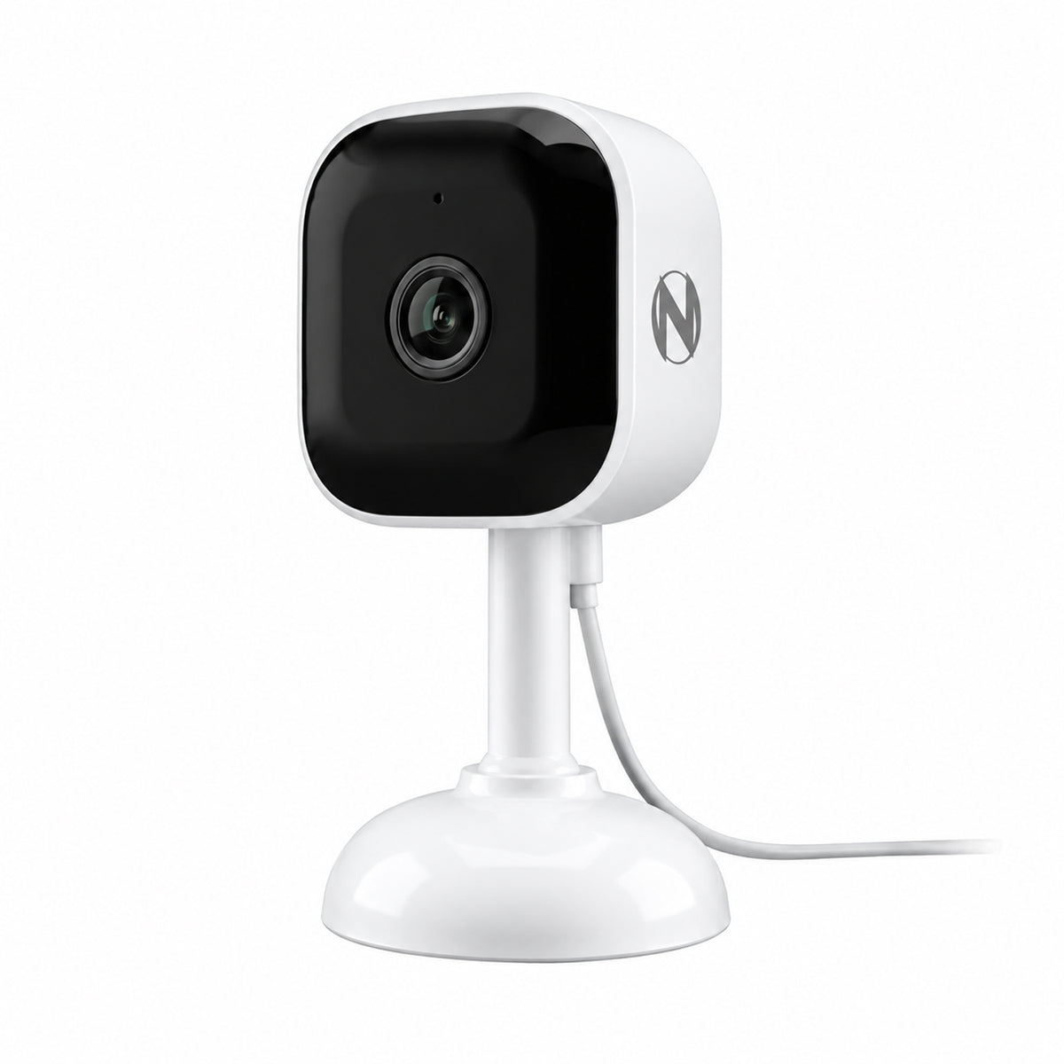 Indoor Wi-Fi IP Plug In 2K Deterrence Camera with 2-Way Audio - White