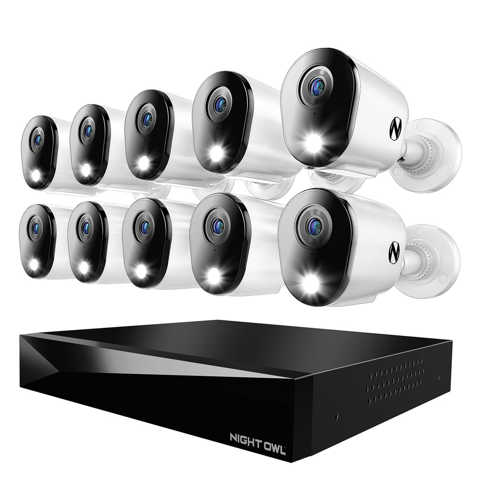 2Way Audio 20 Channel DVR Security System with 2TB Hard Drive and 10