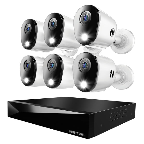 2-Way Audio 12 Channel DVR Security System with 2TB Hard Drive and 6 W – Night Owl SP, LLC
