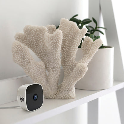 Indoor Wi-Fi IP Plug In 1080p Deterrence Camera with 2-Way Audio - 2PK - White