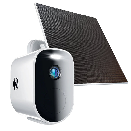 Wire Free (Battery) 2K Spotlight Mountable Camera with 2-Way Audio, Alerts, and Siren + USB-C Solar Panel Charger