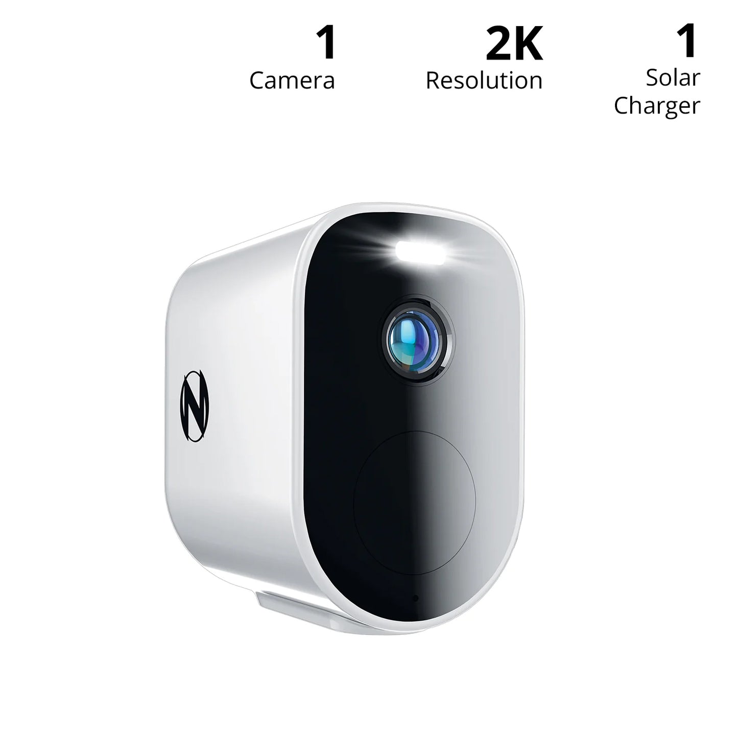 Wire Free (Battery) 2K Spotlight Mountable Camera with 2-Way Audio, Alerts, and Siren + USB-C Solar Panel Charger
