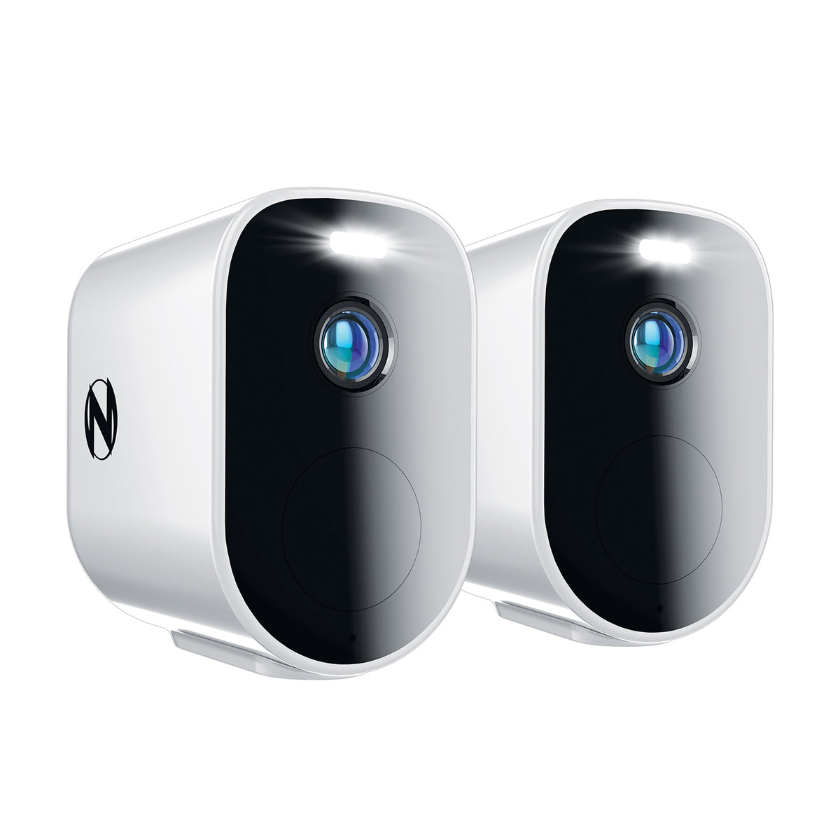 Wire Free (Battery) 2K Spotlight Mountable Cameras with 2-Way Audio an ...