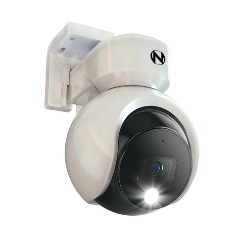 Add On Wired Spotlight Pan and Tilt 4K Deterrence Camera with 2-Way Au ...
