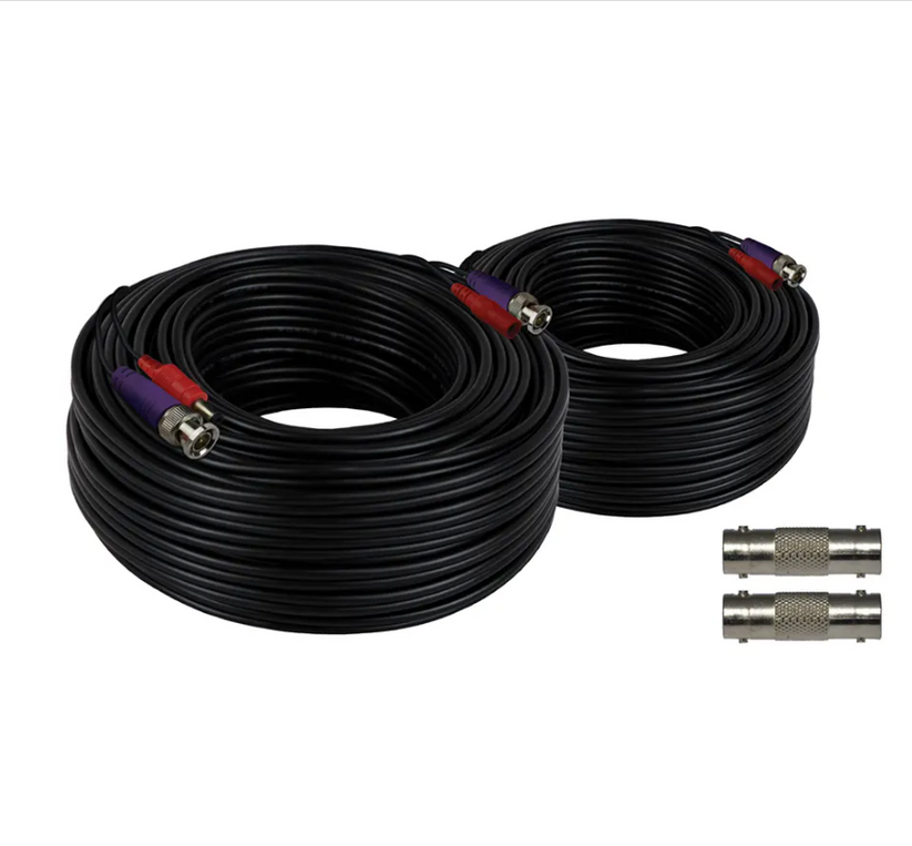 100 ft In-Wall Rated BNC Video-Power Extension Cable with Extension Ad ...