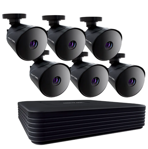 Black owl cheap security camera