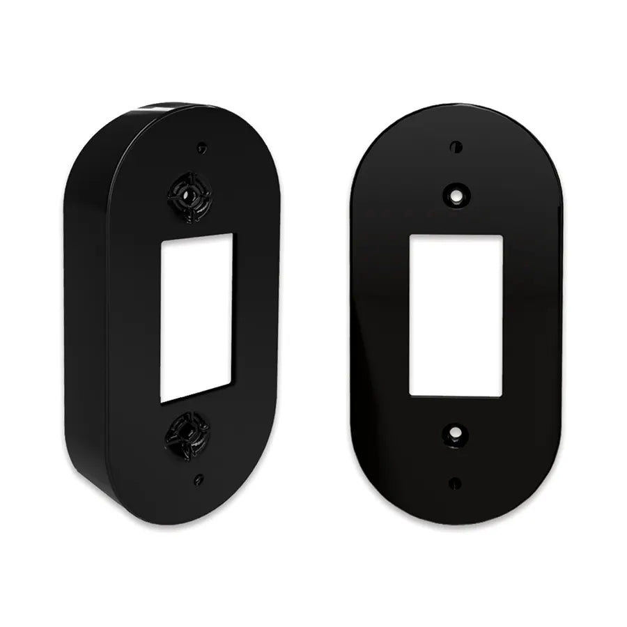Wired Video Doorbell Angled and Flat Mounting Plates - 2 Pack